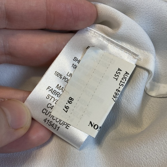 Joie Womens Size Medium Elvire Porcelain Beaded White Camisole 100% Silk NWT - Picture 9 of 15